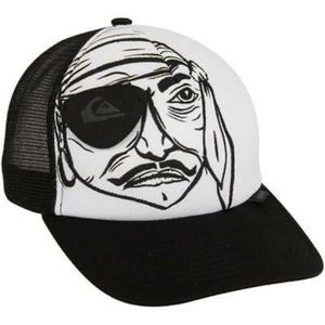 QuikSilver Stavi Pirates Eye Patch Trucker Cap
